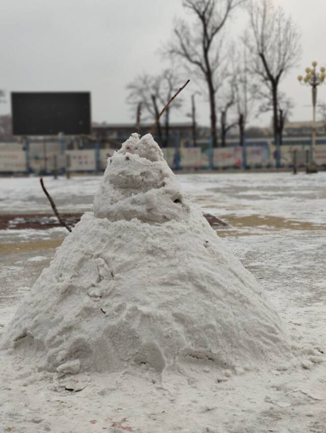 北҈科下҈雪҈啦҈！2022年的第一场雪！