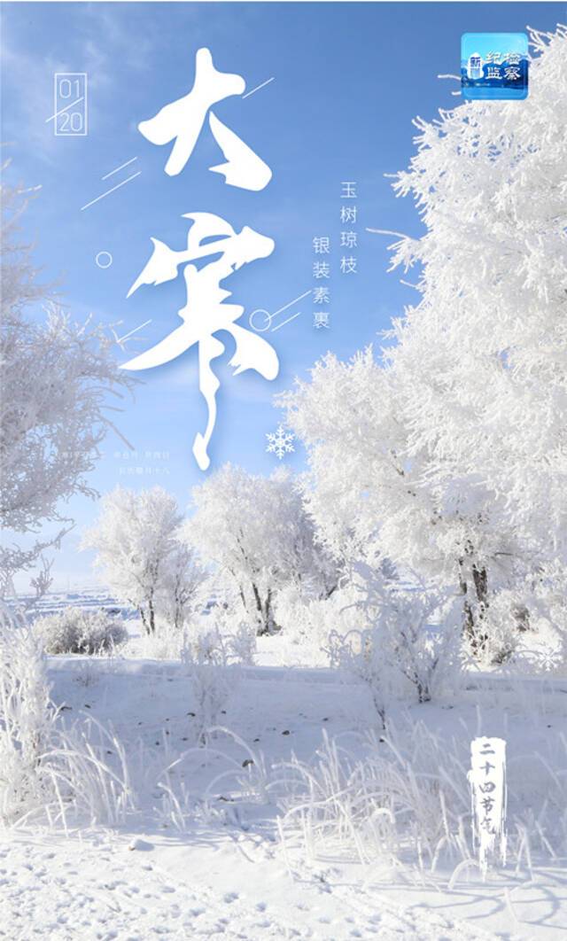 海报  大寒雪未消