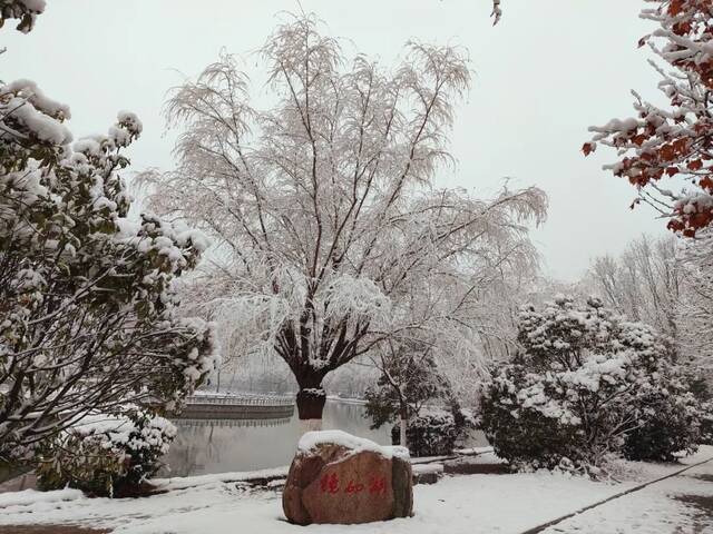 “雪”落河大！！109年了~