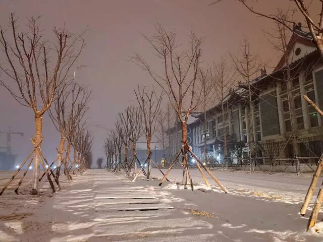 “雪”落河大！！109年了~