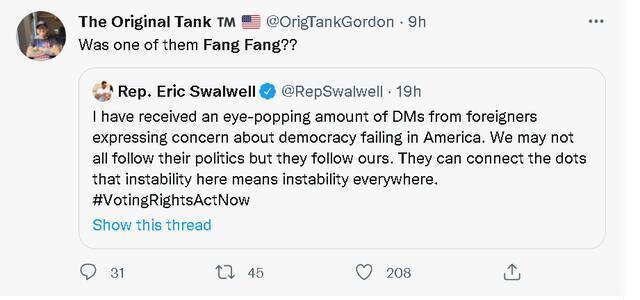 “fangfang”突然成了美国网络上的热词，原因却让人无语！