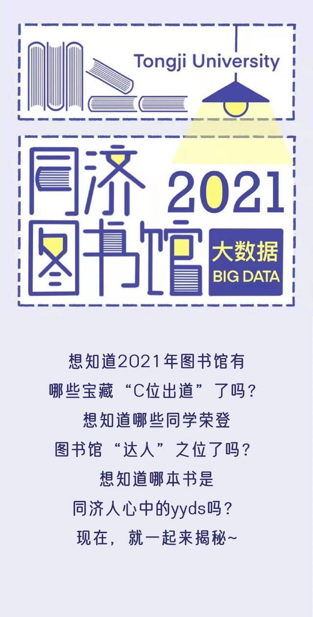 柏同学一年“泡馆”361天！同济2021年图书馆大数据亮了