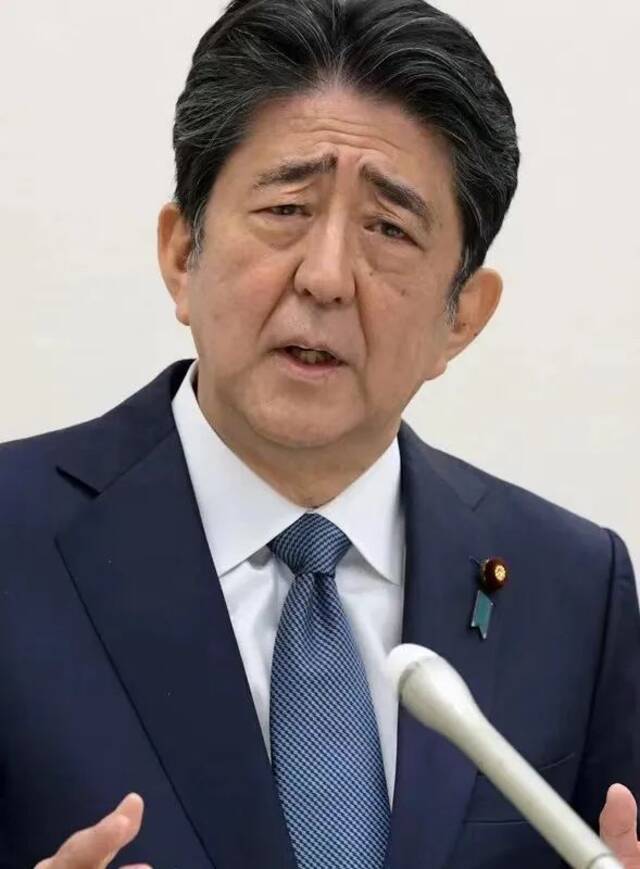 安倍晋三去年12月曾发表谬论，声称“台湾有事就是日本有事”，图为资料图