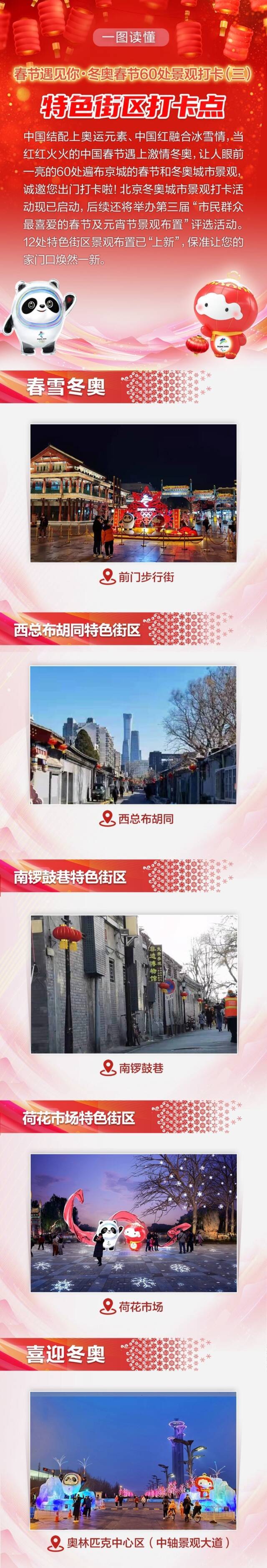 冬奥遇上春节！12处特色街区景观已“上新”，一图速看