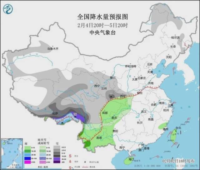 南方的太阳终于要露脸啦！但是这里的暴雪、大暴雪即将安排上