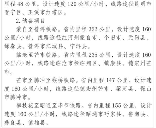 事关出行！云南将新建这些高铁、铁路、客运枢纽…