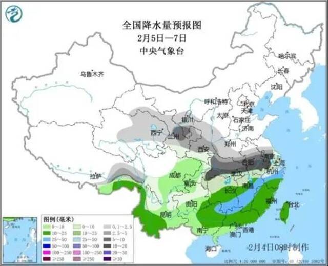 新年开工日，上海全天只有3-4℃！虎年来最大规模雨雪将上线，返程需当心