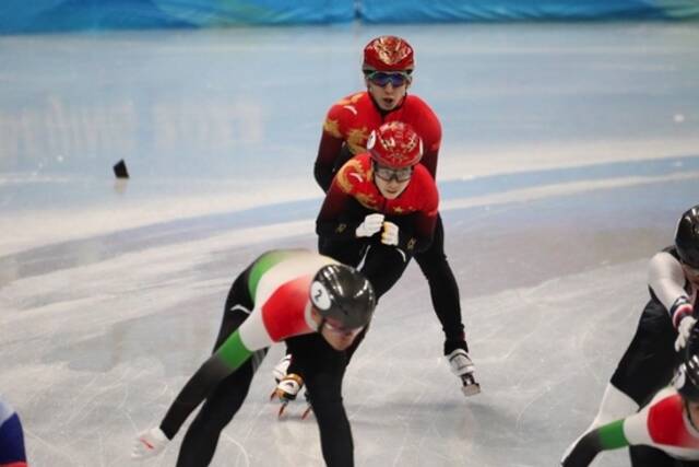 中国队晋级北京冬奥会短道速滑混合团体接力决赛