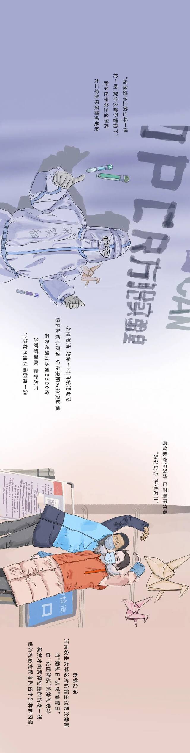 抗“疫”中的河南师生，中！