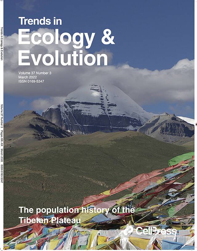 《Trends in Ecology& Evolution》2022年第37卷第3期封面（张佩琪供图，靳英帅摄影）