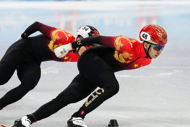 短道速滑男子500米预赛中国3人全部晋级