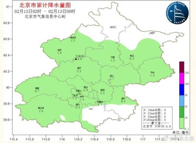 海淀已达中雪！北京今日降雪有可能超预期