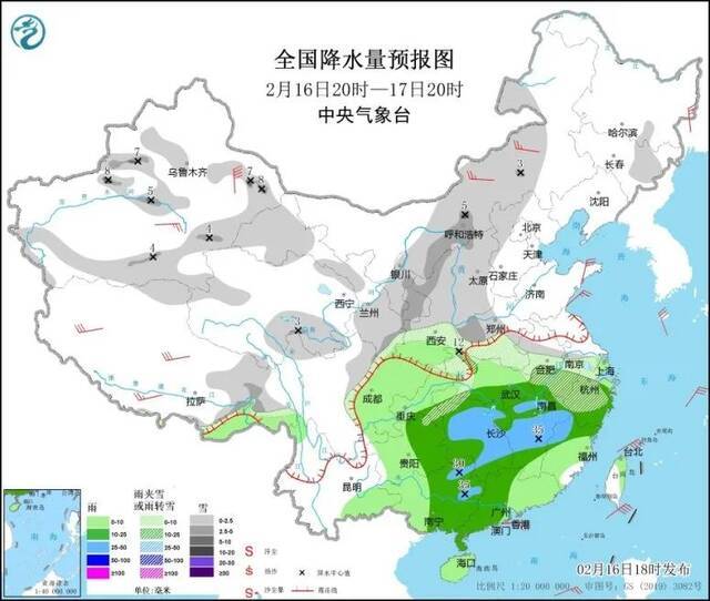 大范围雨雪天气又来了！南方气温将重返“三九”