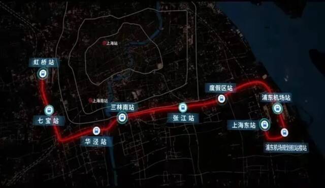 上海机场联络线最大车站加快推进步伐，可实现4线换乘