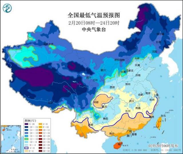 低温预警继续！全国9省区日均气温较同期偏低5℃以上