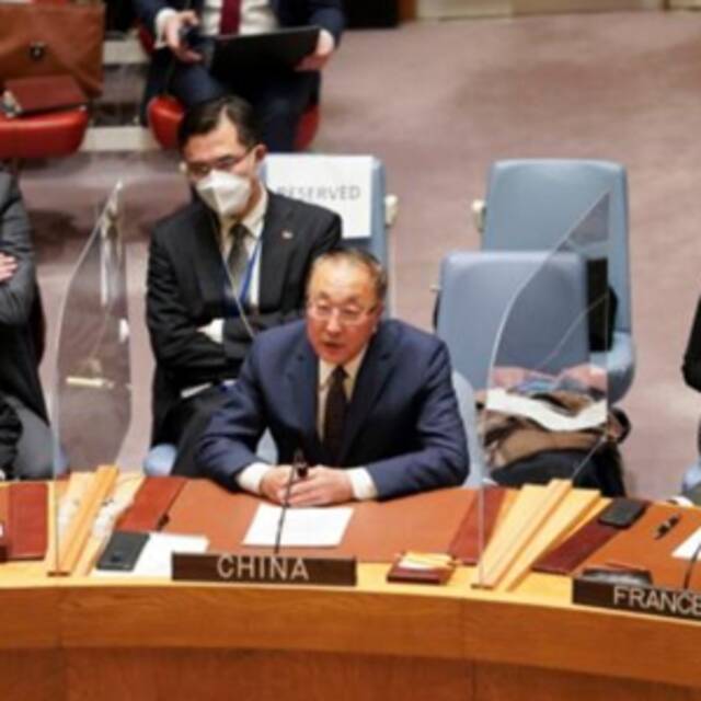 全球连线丨中国代表呼吁通过外交努力合理解决乌克兰问题