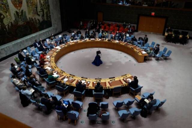 当地时间2月21日，联合国安理会召开紧急会议讨论乌克兰局势。图/IC photo
