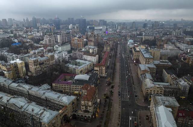 ▲乌克兰基辅街景