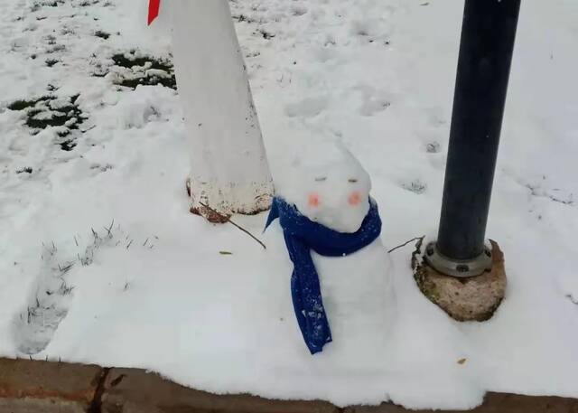雪人也要注意保暖！