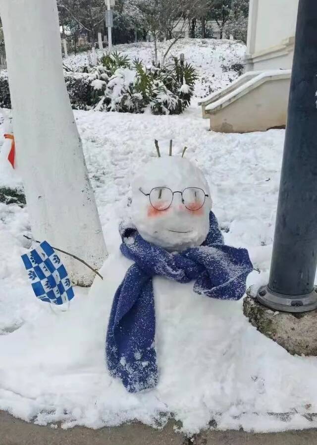 雪人也要注意保暖！