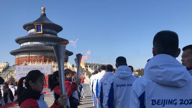 九天之火！9个火种在天坛祈年殿生成北京冬残奥会官方火种