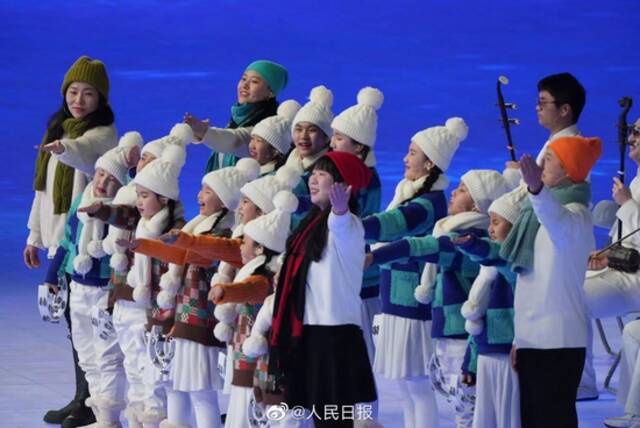 冬残奥会开幕式前表演：同在蓝天下