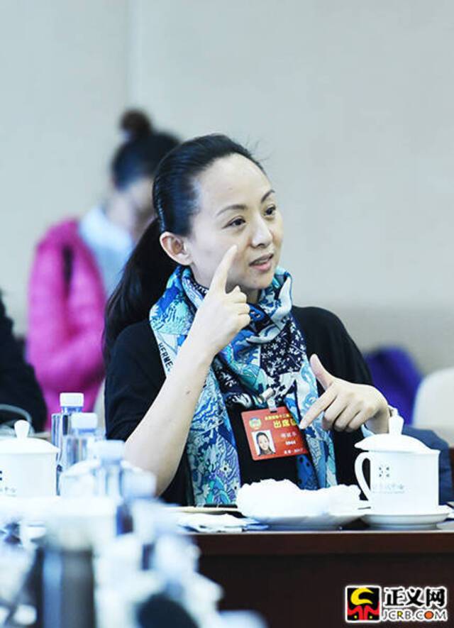 全国政协委员、中国残疾人艺术团团长邰丽华