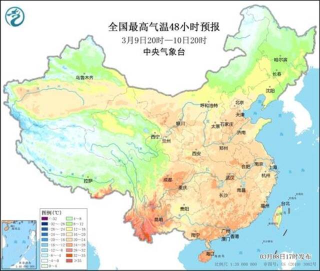 全国13个省会城市气温创新高，周末南京、杭州等地冲击30℃