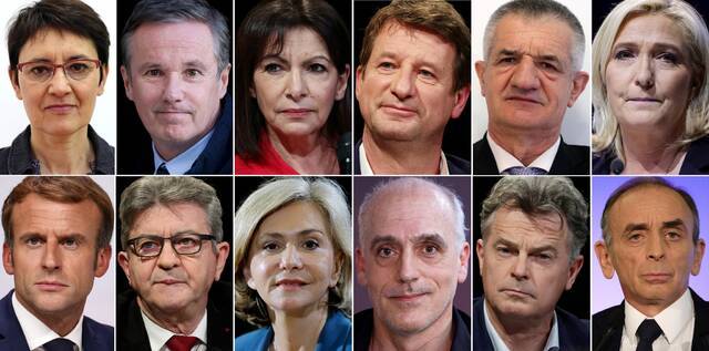 法国宪法委员会3月7日公布了最终获得候选人资格参加总统大选的名单