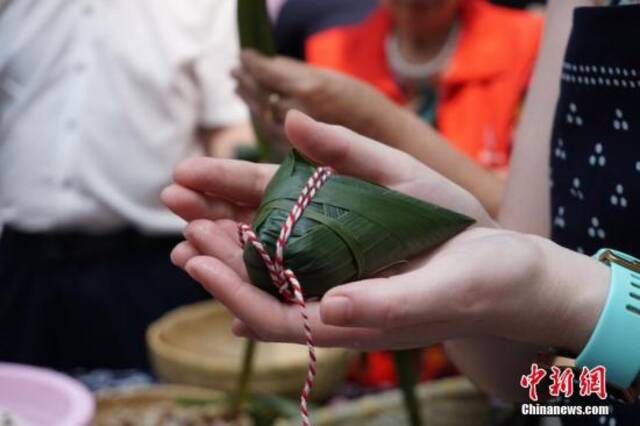 资料图：粽子。孙权摄