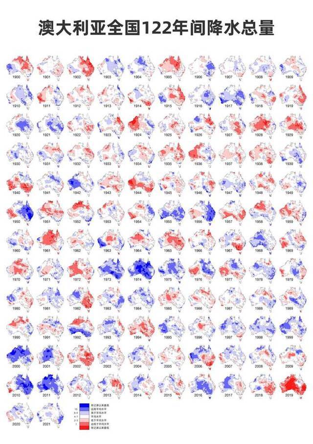 （数据来源：澳大利亚气象局）