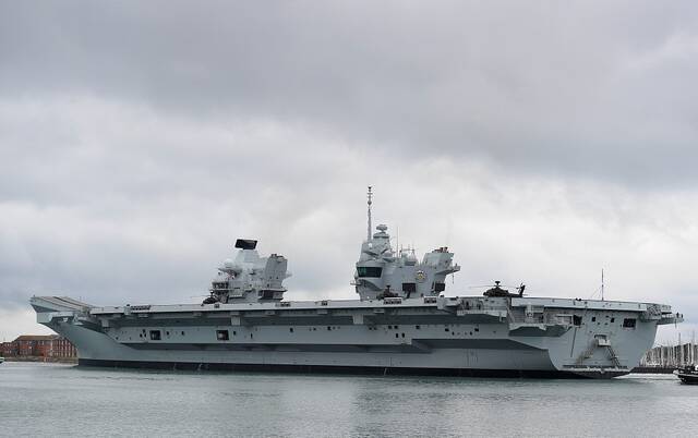 英国皇家海军威尔士亲王号航母