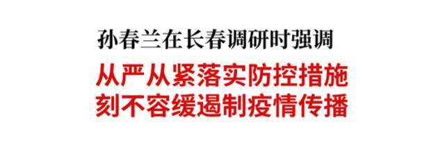 孙春兰:从严从紧落实防控措施 刻不容缓遏制疫情传播