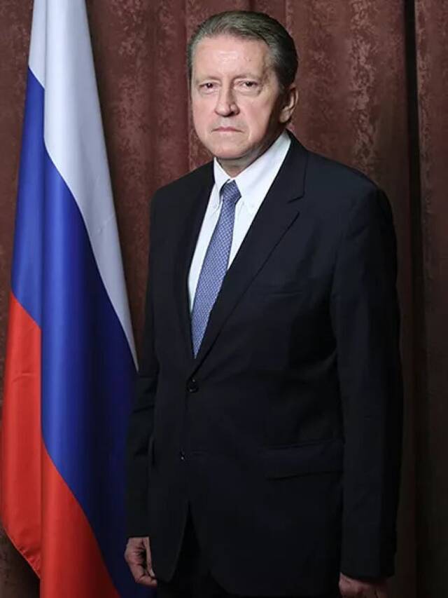 俄罗斯驻新加坡大使尼古拉·库达舍夫，图自使馆官网