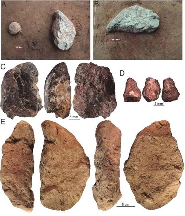 河北泥河湾盆地东南缘的下马碑遗址内发现4万年前早期人类使用颜料的证据