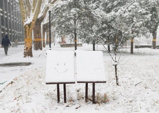 三月，北航听雪，予你情深共白头