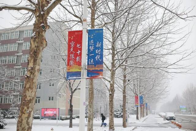 三月，北航听雪，予你情深共白头