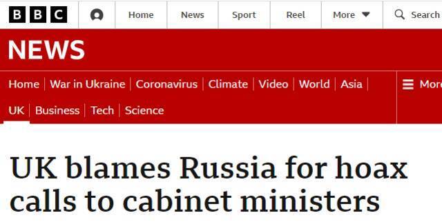 英防长与“假乌总理”通话曝光，英国政府：一定是俄罗斯政府策划的