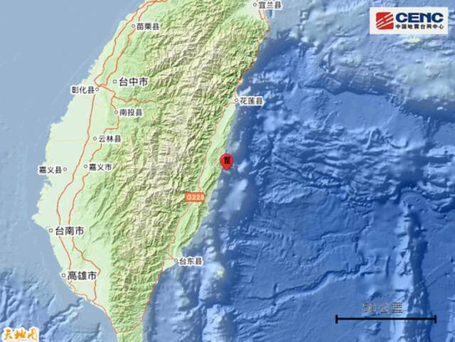 台湾台东县海域发生6.6级地震：几乎全台有感 福建多地有震感