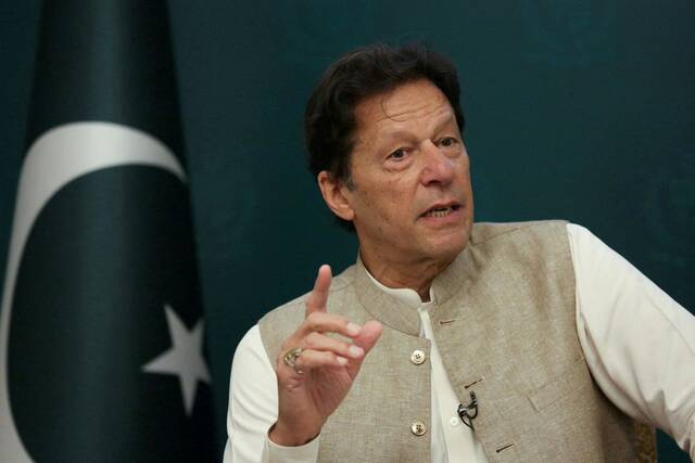 巴基斯坦总理伊姆兰·汗图源：路透社