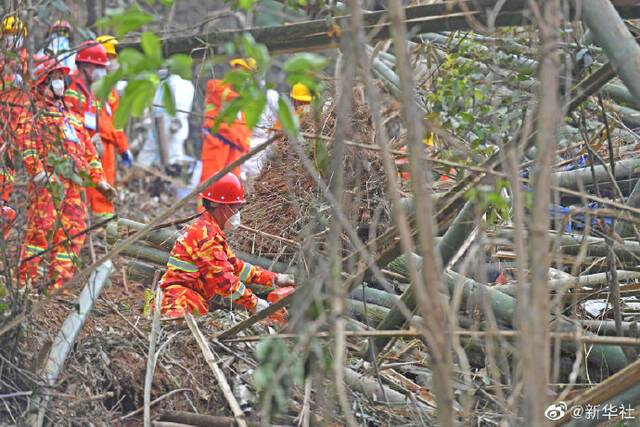 直击东航客机坠毁现场第六日 事故核心区展开拉网式搜索