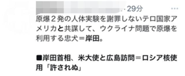 美国大使与岸田共赴广岛将矛头对准俄罗斯，日本网友争议不小