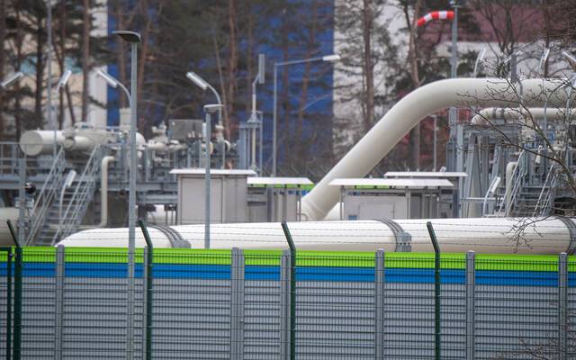 2月24日，德国卢布明，“北溪2号”波罗的海管道天然气接收站。图自IC Photo