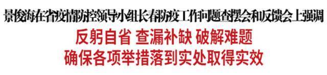 景俊海：反躬自省 查漏补缺 破解难题 确保各项举措落到实处取得实效