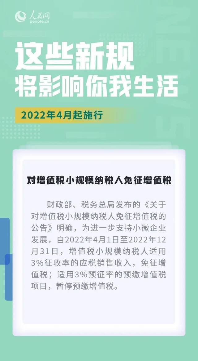 ​4月起，这些新规将影响你我生活