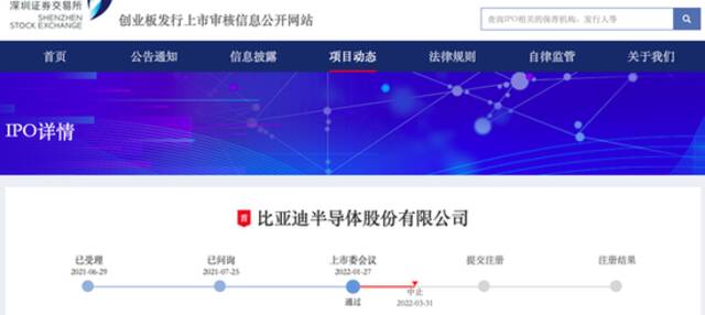 图片来源：深圳证券交易所创业板发行上市审核信息公开网站