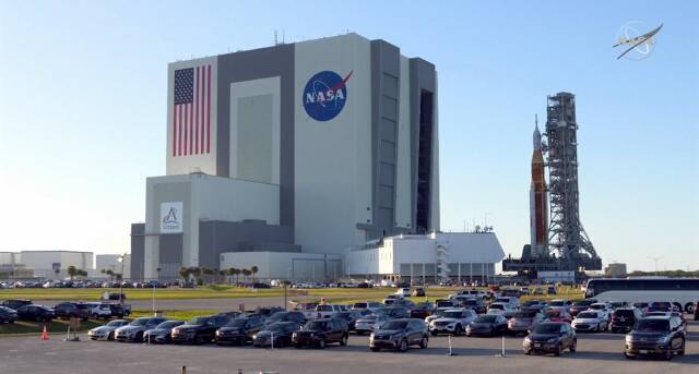 美国NASA对其新的登月火箭进行关键测试 最早可能在6月发射升空