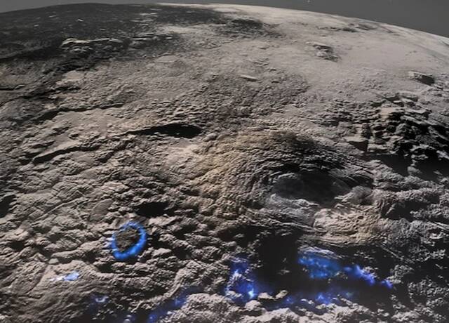 矮行星冥王星怪异波浪地形显示其冰火山还很活跃