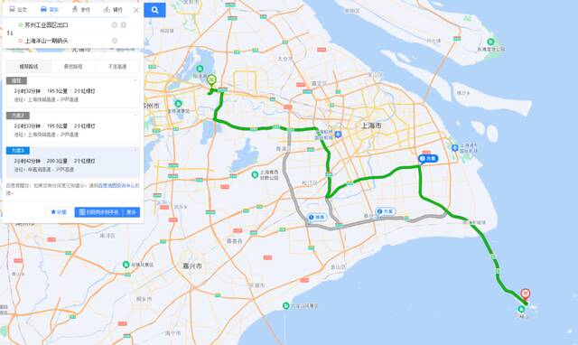 苏州和嘉兴地区工厂到上海港的交通线路