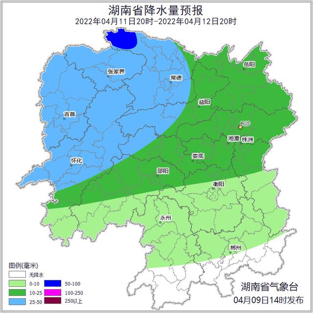 周末晴热 周一晚有较强降雨